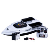 Navomodel Evolution V2 Alb 2.4 GHz, Cuve Generoase, 1.3 kg Nadă, Stabilitate Maximă, Far 3W și Cuvare Independente