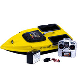 Navomodel Evolution V2 Galben 2.4 GHz, Cuve Generoase, 1.3 kg Nadă, Stabilitate Maximă, Far 3W și Cuvare Independente