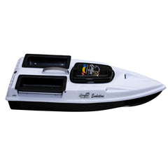 Navomodel Evolution Alb, 2.4 GHz, 2 kg Nadă, Distanță 500m, Control RC, Far 3W și Cuvare Independenta