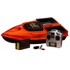 Navomodel Evolution Portocaliu, 2.4 GHz, 2 kg Nadă, 500m, Control RC, Far 3W și Cuvare Independente
