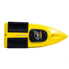 Navomodel Evolution Galben, 2.4 GHz, 2 kg Nadă, Distanță 500m, Control RC, Far 3W și Cuvare Independente