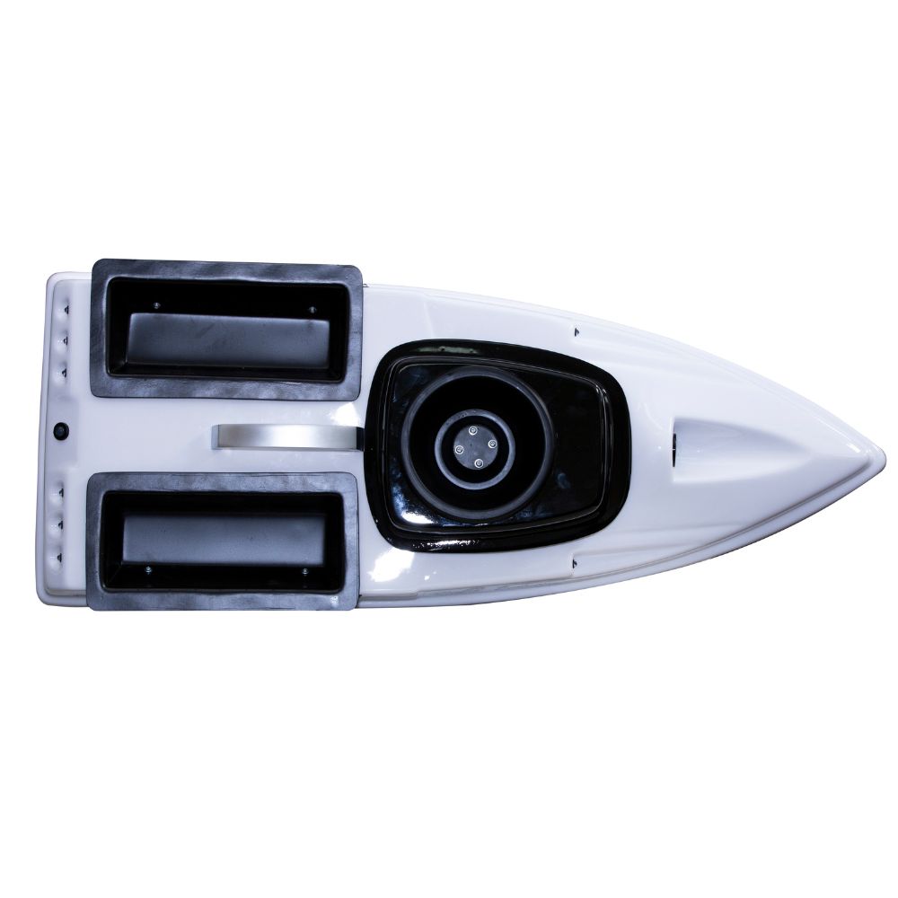Navomodel Evolution cu Morisca Alb 2.4 GHz, Cuve Generoase, Stabilitate Excelentă, Far 3W și Control Avansat