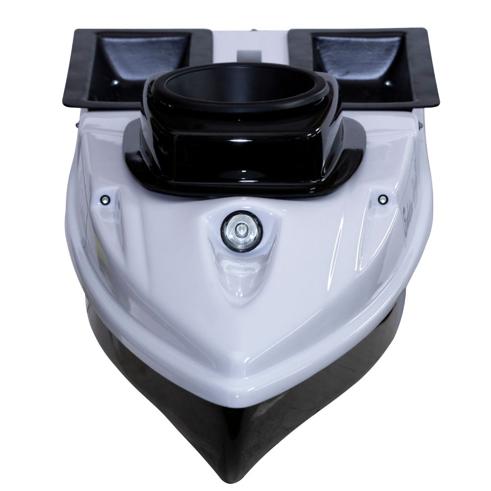 Navomodel Evolution cu Morisca Alb 2.4 GHz, Cuve Generoase, Stabilitate Excelentă, Far 3W și Control Avansat
