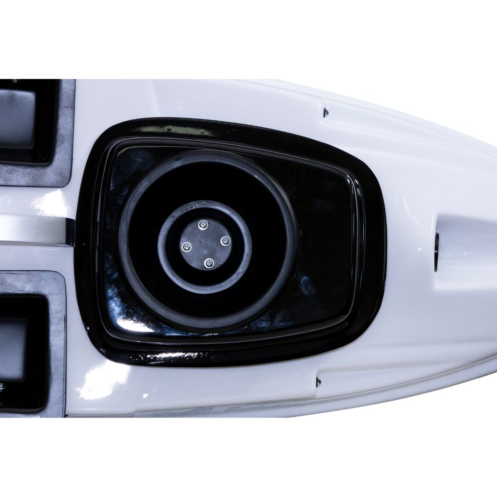 Navomodel Evolution cu Morisca Alb 2.4 GHz, Cuve Generoase, Stabilitate Excelentă, Far 3W și Control Avansat