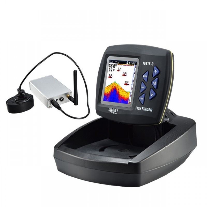 Sonar Color pentru Bărcuțe de Plantat și Pescuit - Montaj Inclus