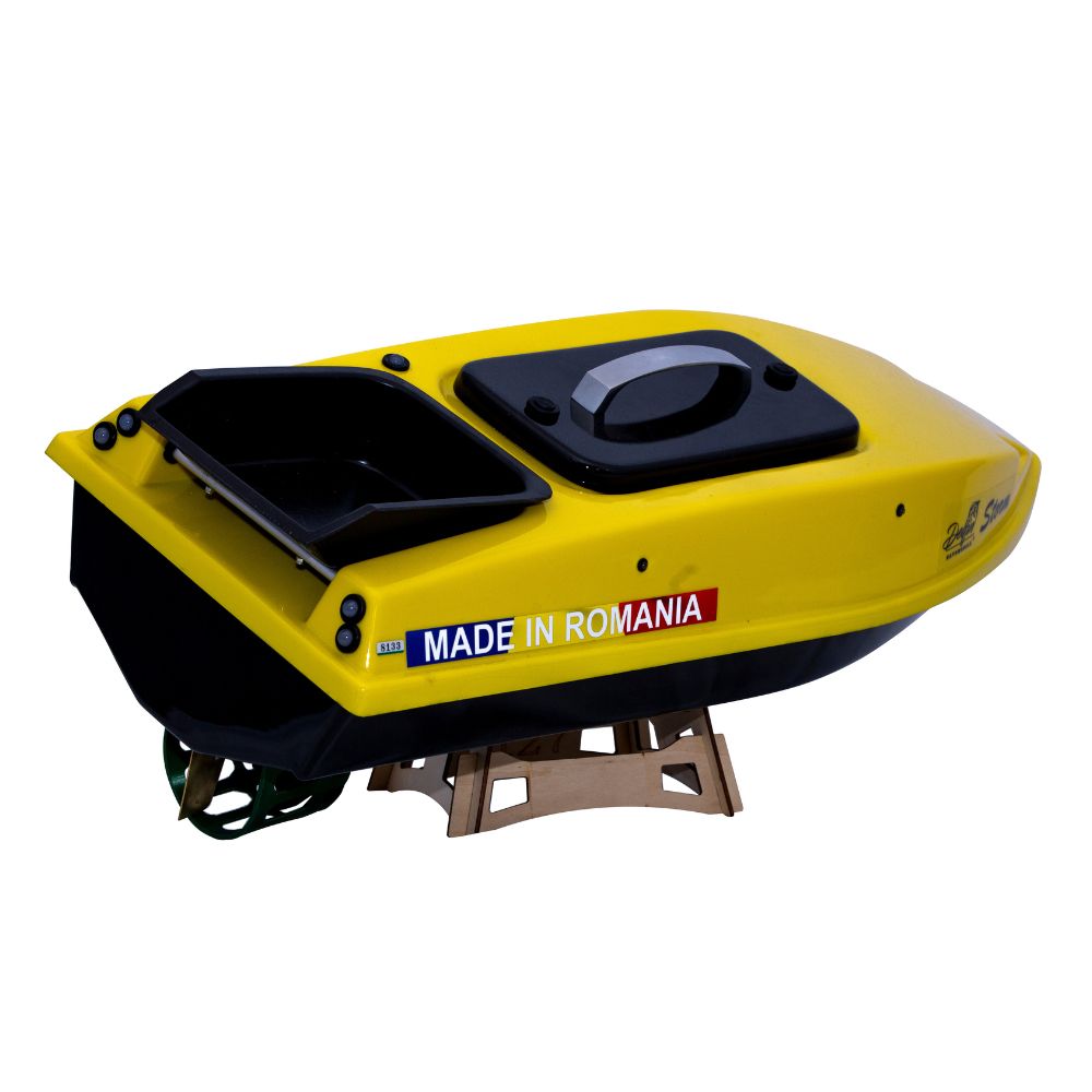 Navomodel Storm Galben cu o Cuva 2.4 GHz, Capacitate 800 gr, viteza 1.5 m/s